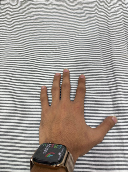 Buy Premium Cotton Seersucker Charcoal Pinstripe Fabric