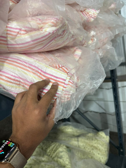 Buy Premium Yarn-Dyed Seersucker Rainbow Stripe