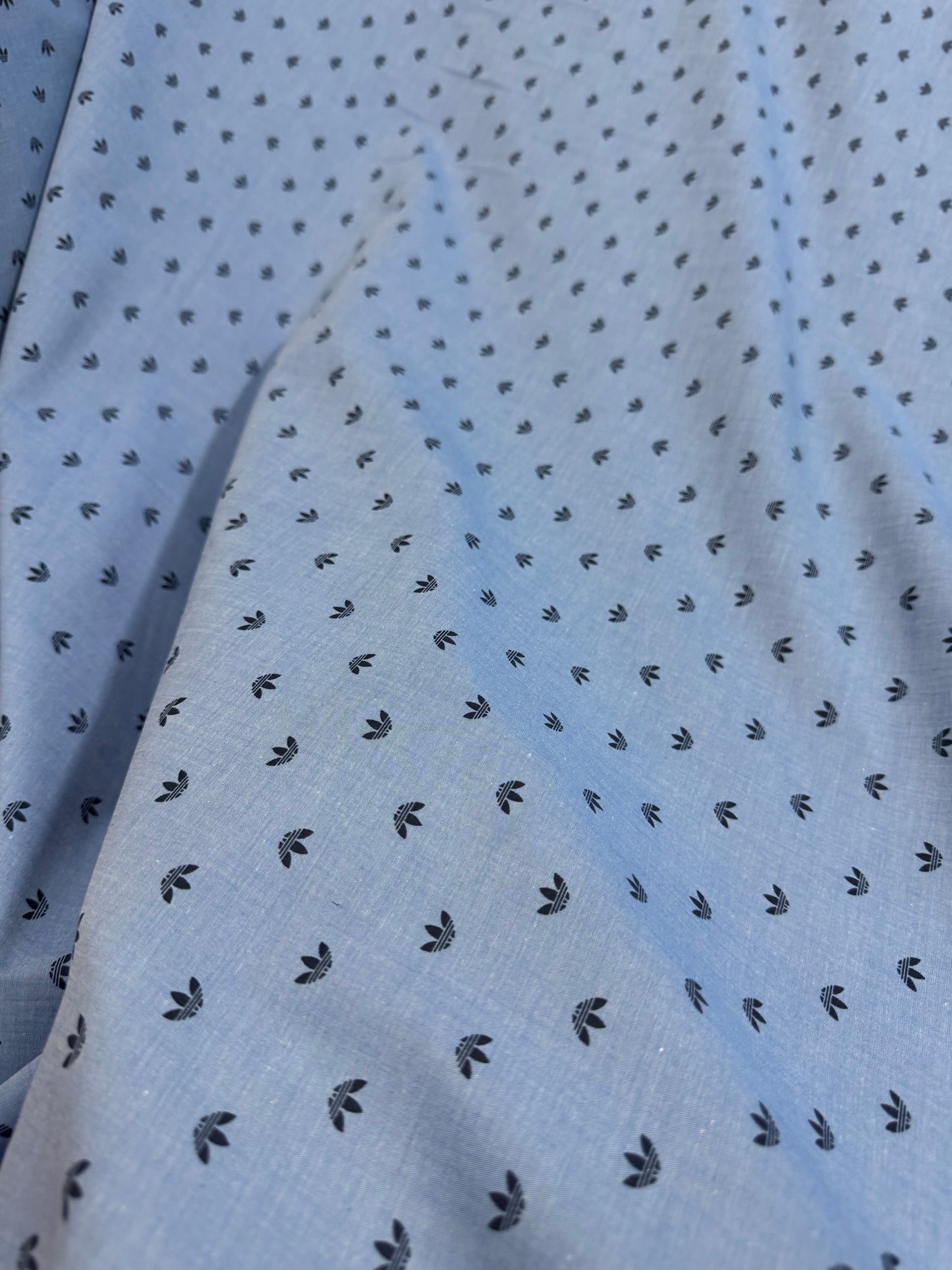Buy Oxford Chambray Original Logo Printed Fabric