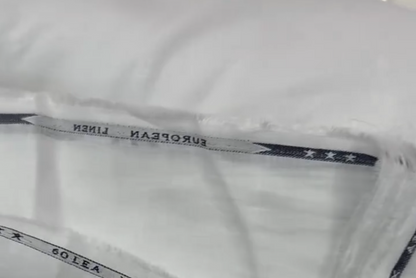 Buy Salvage Imported 100% Linen Pure White