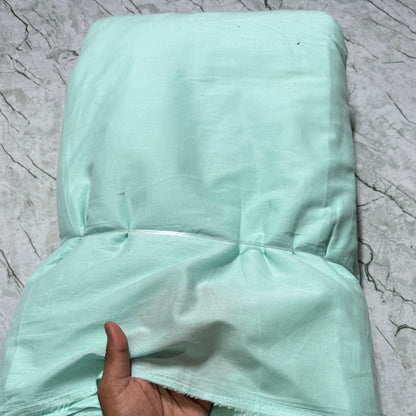 Buy Cambric Solid Mint Blue Fabric - MAF 