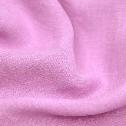 Buy Linen Carnation Pink Solid Fabric - MAF 