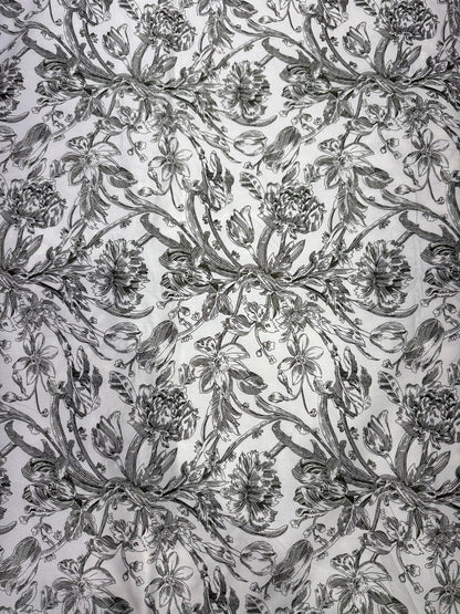Buy Cotton Poplin Olive Green Toile Fabric