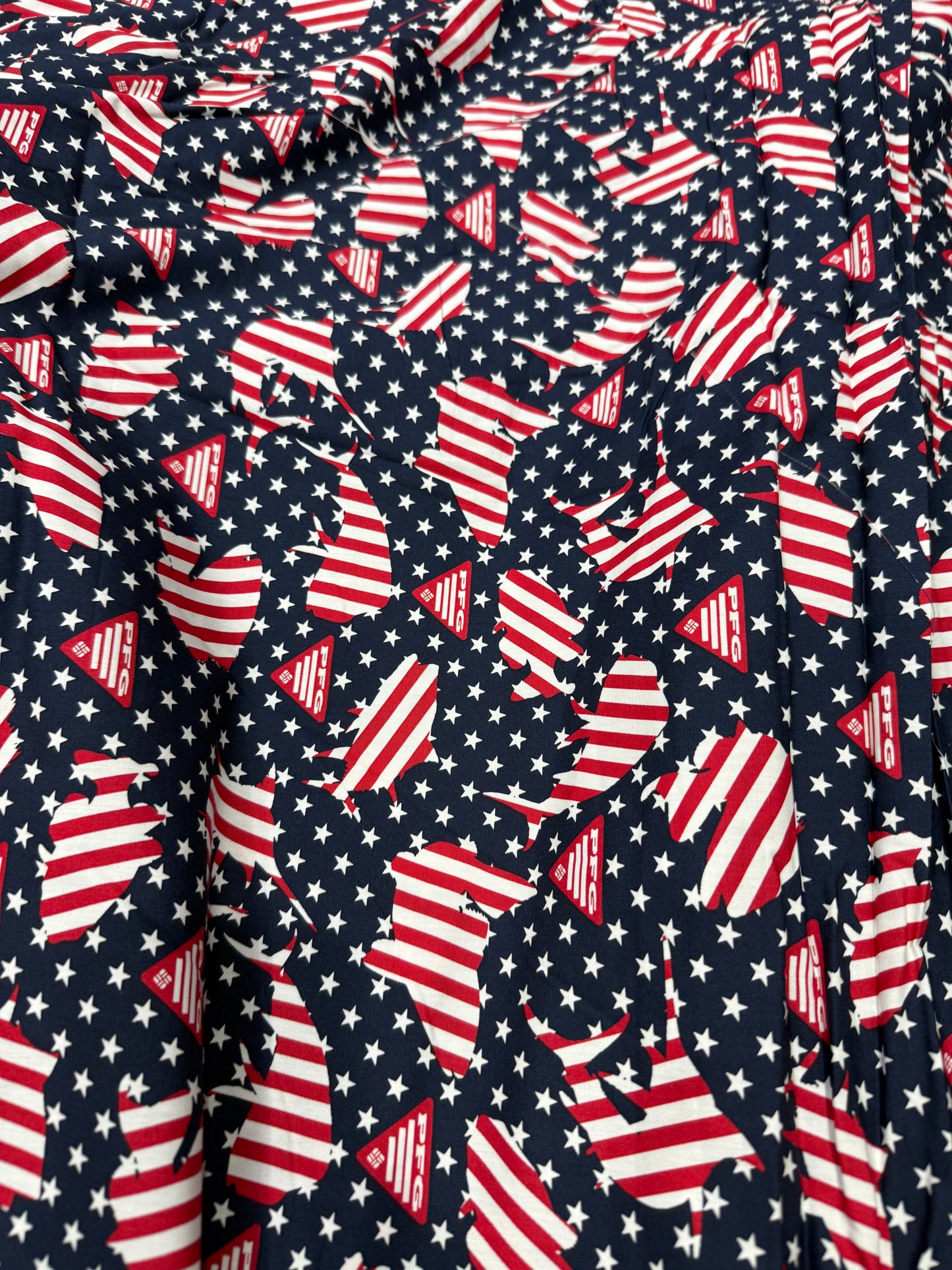 Buy Premium Cotton Poplin America Printed Fabric
