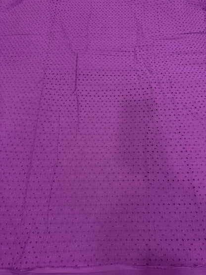 Buy Premium Cotton Cambric Schiffli Plum Trellis Fabric (Copy)