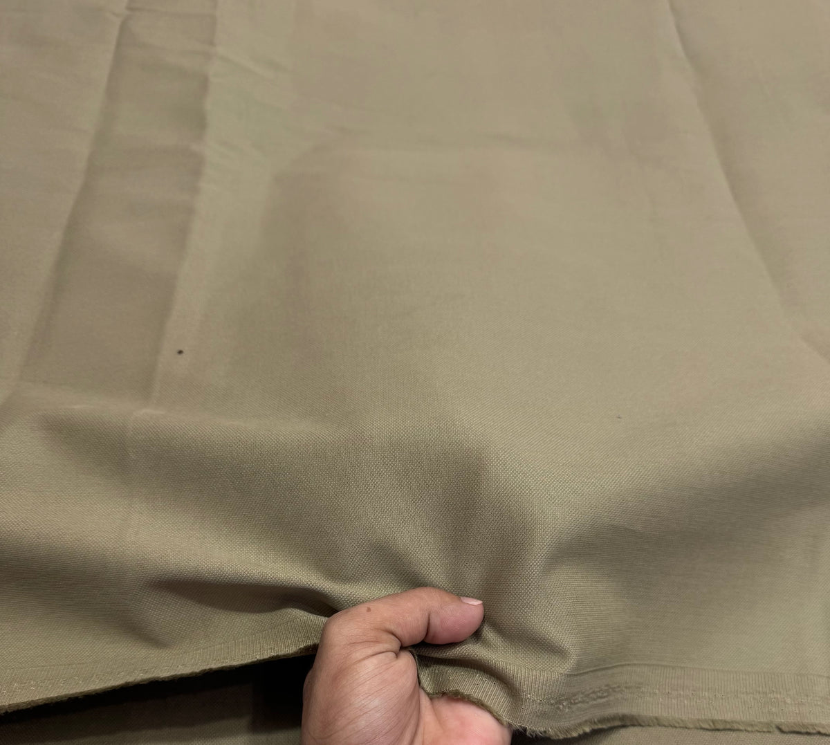 Buy Bottom Non Denim Twill Lycra Khaki Fabric