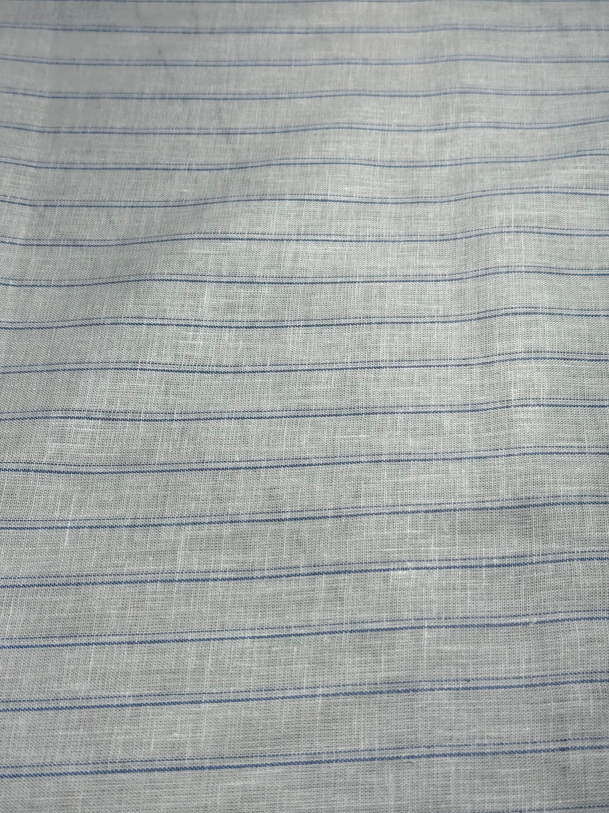 Buy 80 Lea Premium Pure Linen Double Line Striped Shirting Fabric