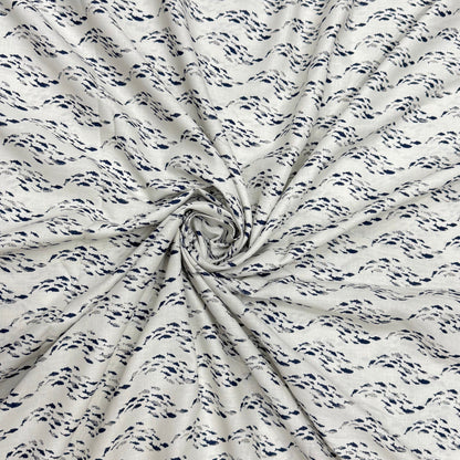 Buy Cotton Cambric Fish Printed Fabric - MAF 