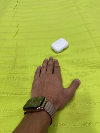 Buy Premium Cotton Cambric Schiffli Neon Scallop Fabric