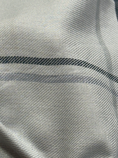 Buy Woollen Pashmina Bluish Grey Base Check Shirting Fabric