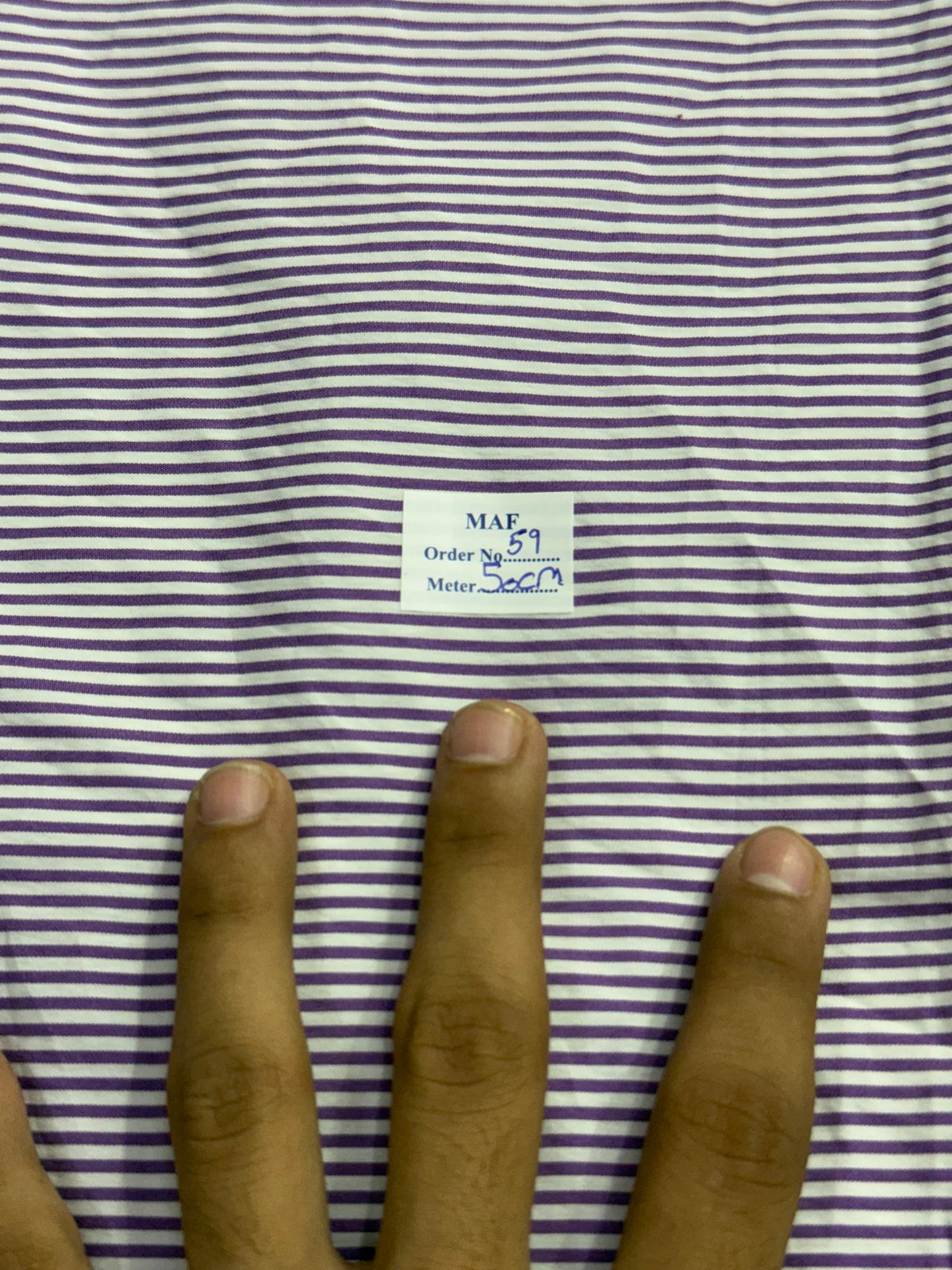 Buy Cutpiece Cotton Stripe Printed 50 Centimeter