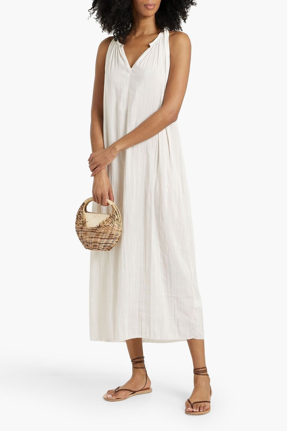 Buy Cotton Crepe White