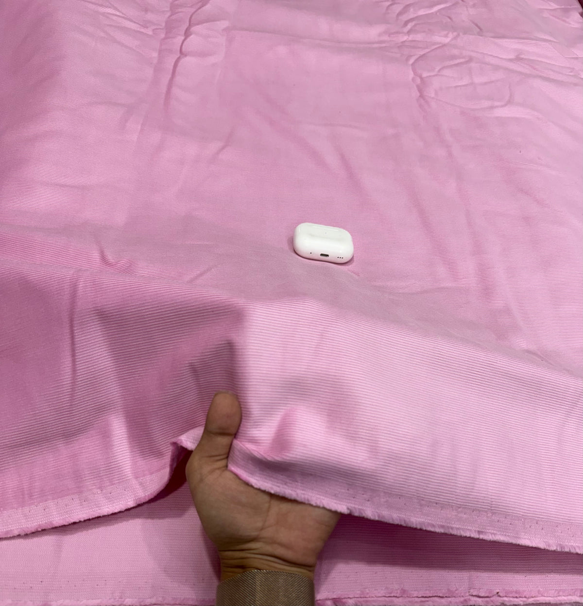 Buy Premium Corduroy Solid Pink Fabric 18 Wales