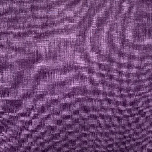 Buy Imported 100% Linen Washed Purple Colour