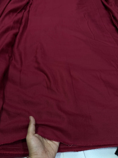 Buy Rare Pure Linen Sangria Red Solid Fabric
