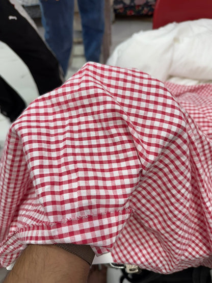 Buy Premium Cotton Yarn-Dyed Cherry Gingham