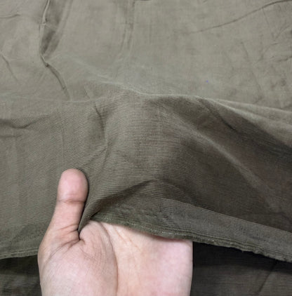 Buy Premium Corduroy Solid Khaki Beige Fabric 21 Wales