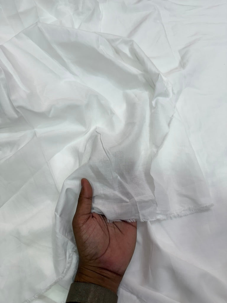 Buy 60s Cambric Premium Quality Bleach White Mill Made Fabric