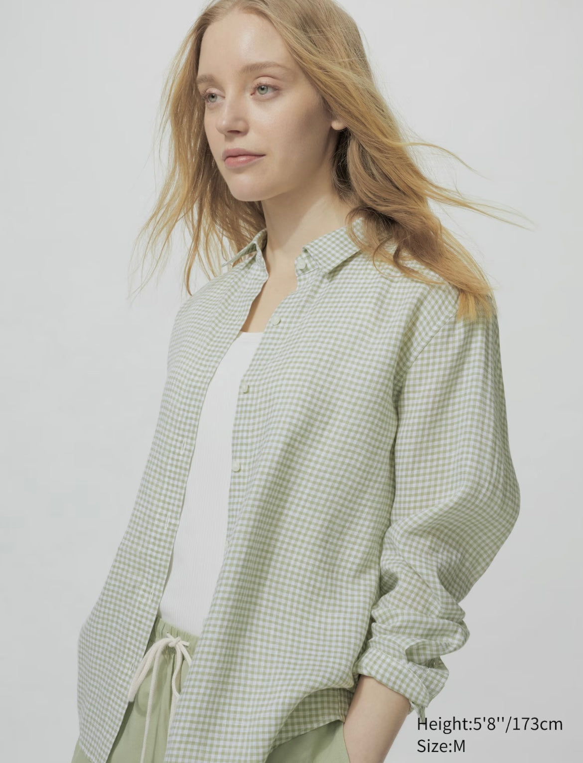 Buy Cotton Checks Fabric - Green Gingham Fabric India 