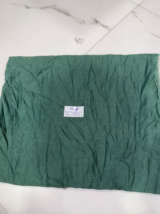 Buy Cutpiece Linen Cotton Solid Dust Grey 70 Centimeter
