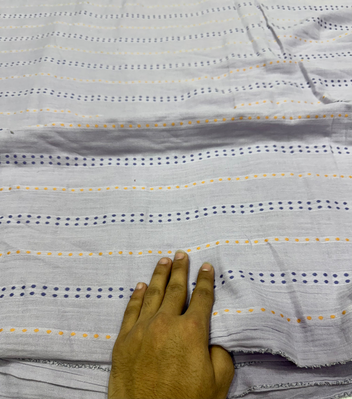 Buy Premium Cotton Double Cloth Dotted Rain Fabric