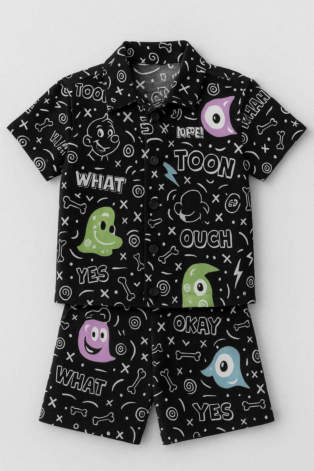 Buy Premium Viscose Rayon Robotic Print For Kids Fabric - MAF 