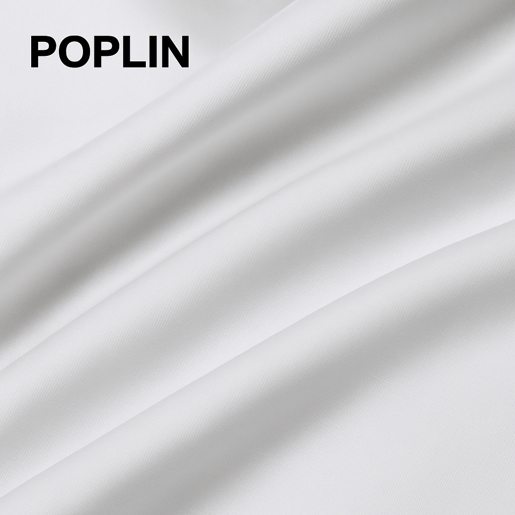 Buy Poplin Solid White Fabric - MAF 
