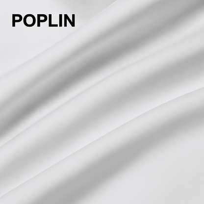 Buy Poplin Solid White Fabric - MAF 