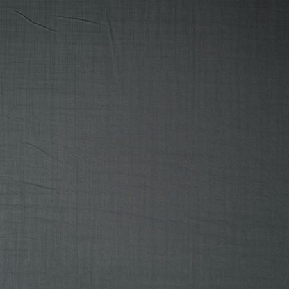 Solid Grey Black Cotton Self Check - MAF 