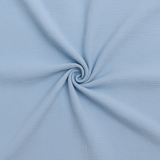 CRINKLED CREPE DUST BLUE - MAF 