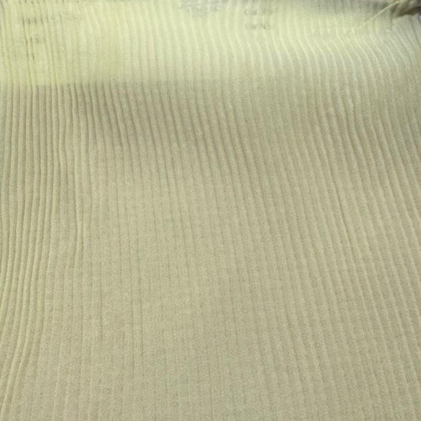 Georgette Pleated Baby Yellow Georgette Fabric