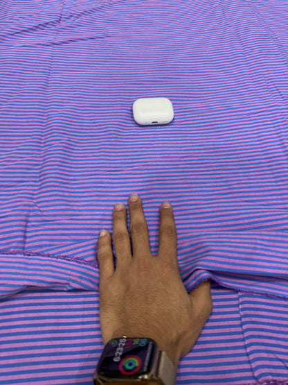 Buy Premium Cotton Yarn-Dyed Purple Blue Stripe Fabric