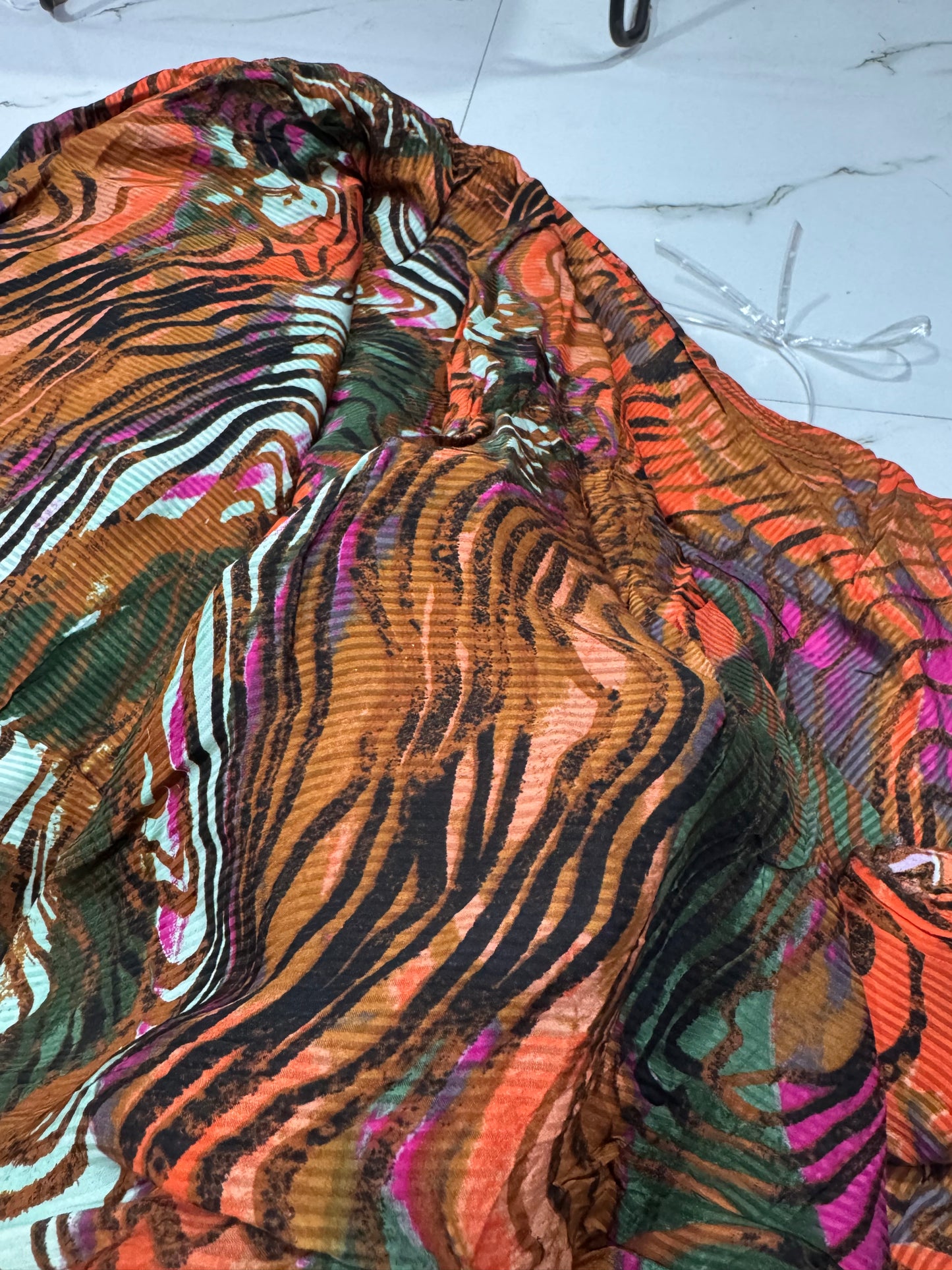 Buy Viscose Silk Multi Print Fabric - MAF 