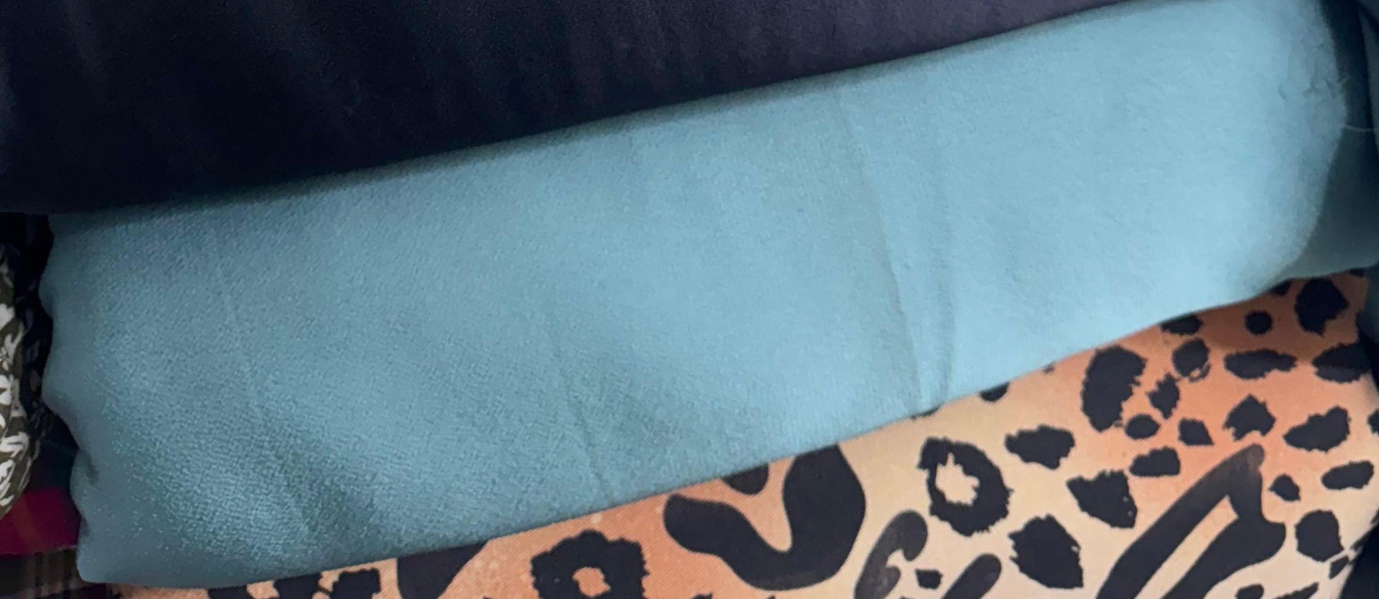 Buy Italian Silk Solid Teal Blue - MAF 