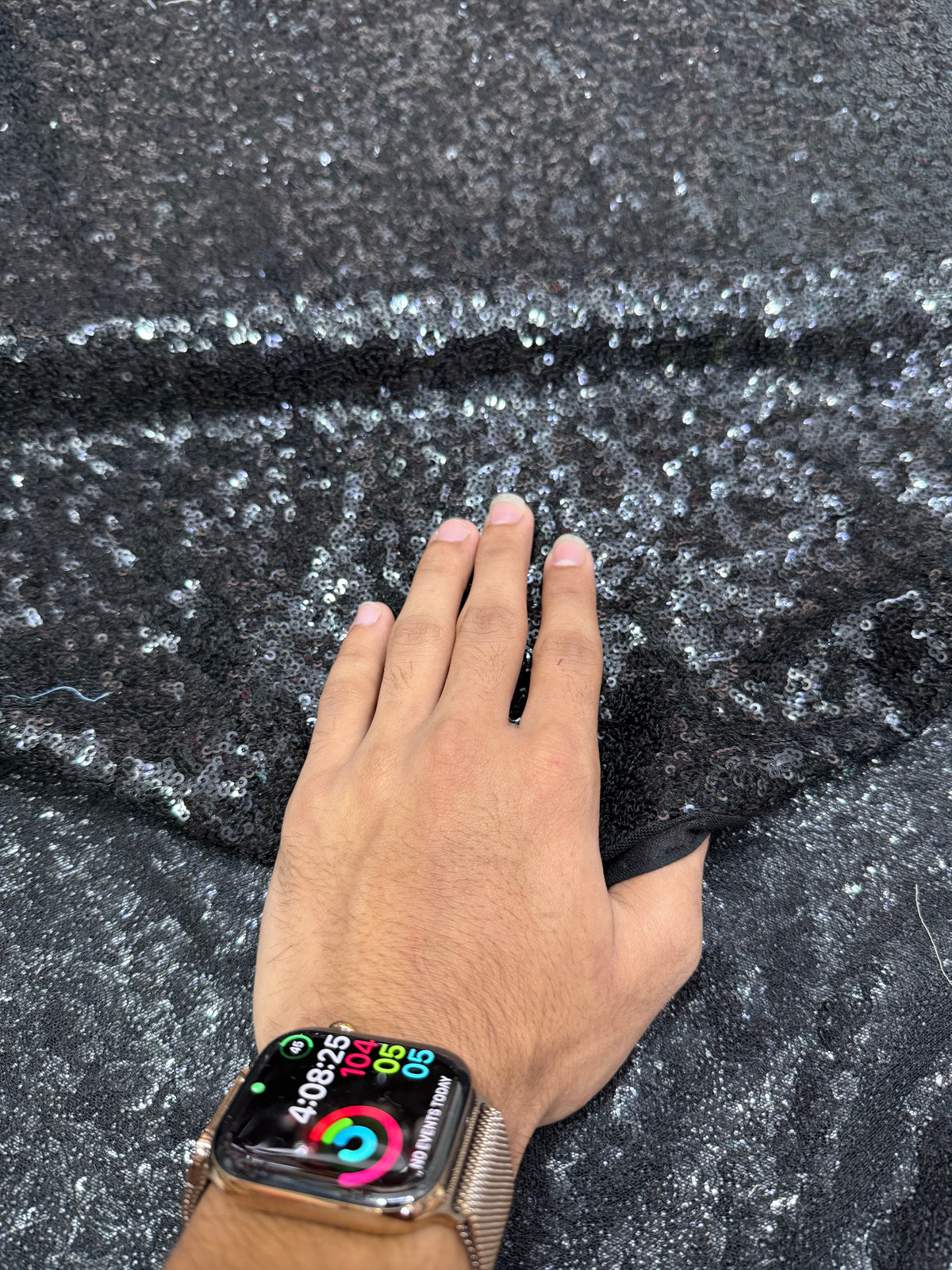 Buy Premium Sequin Midnight Shimmer Fabric