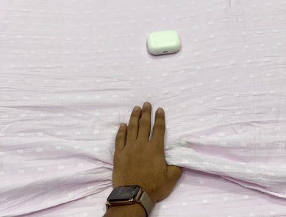 Buy Cambric Pink Self Tonal Dobby Buta Fabric