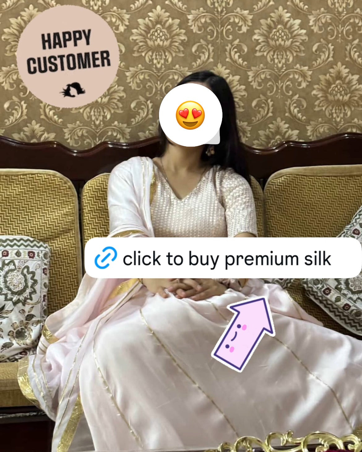 Buy Italian Silk Baby Pink Fabric - MAF 