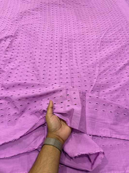 Buy Cotton Hakoba Lavender Magenta Circle Traditional - MAF 