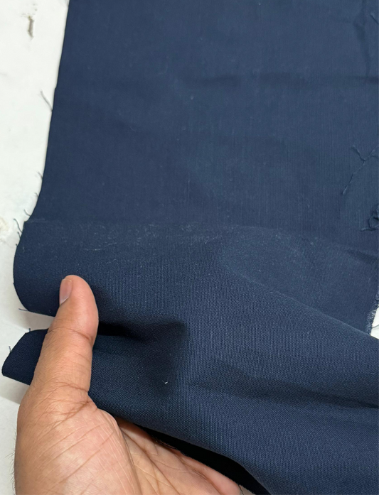 Buy Bottom Non Denim Twill Dark Blue Fabric - MAF 