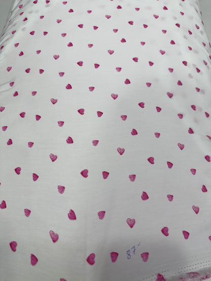 Buy Premium Cotton Poplin Sweetheart print Fabric