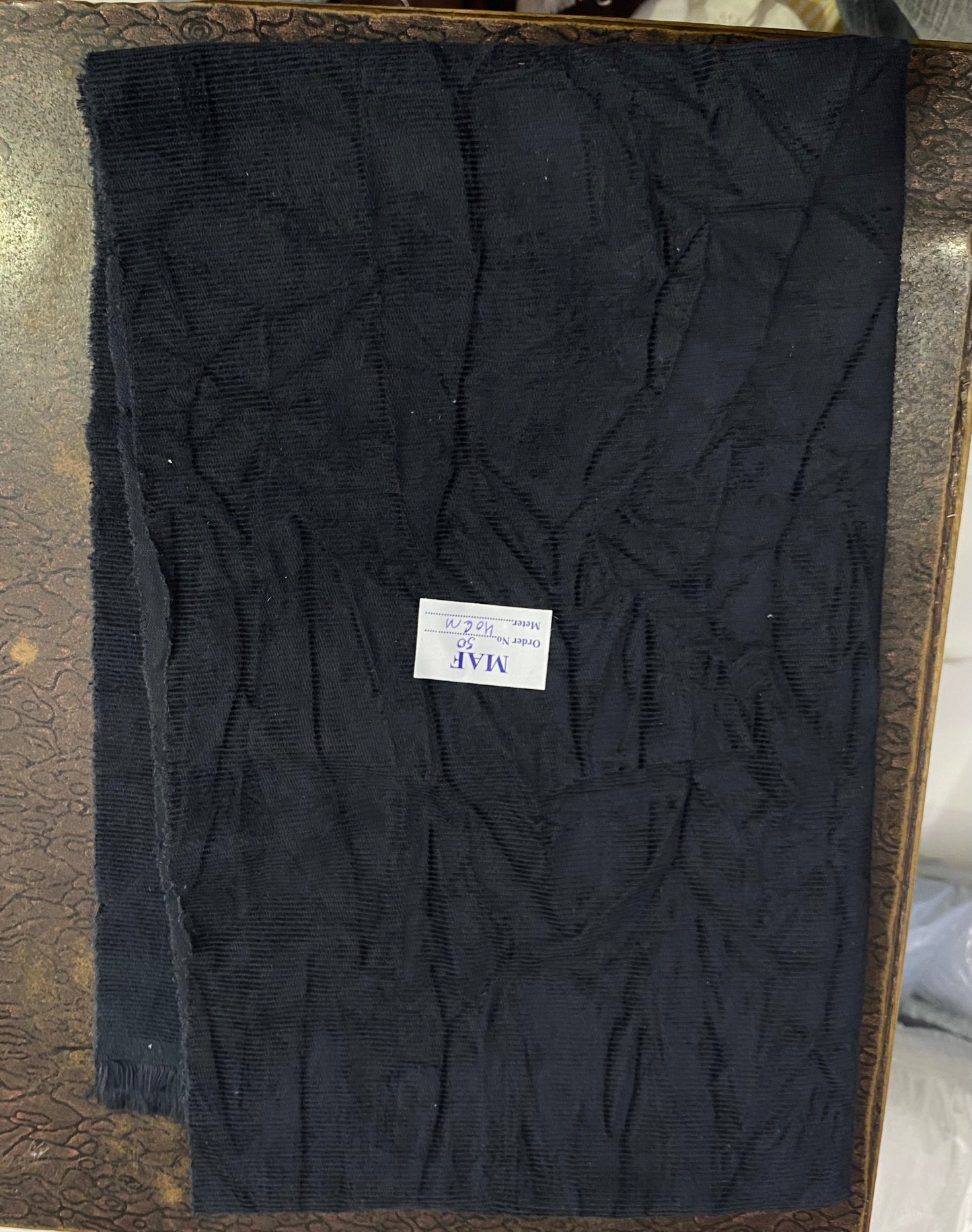 Buy Centimeter Corduroy Solid Navy Blue Fabric (21 Wale) 40 CentiMeter