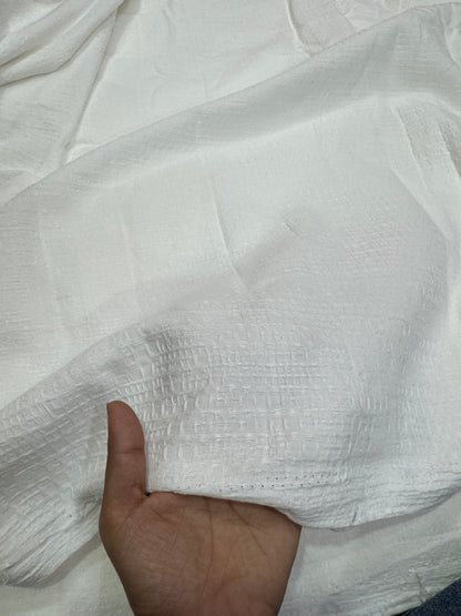 Buy Cotton Weave Waffle Honeycomb Type Work Fabric