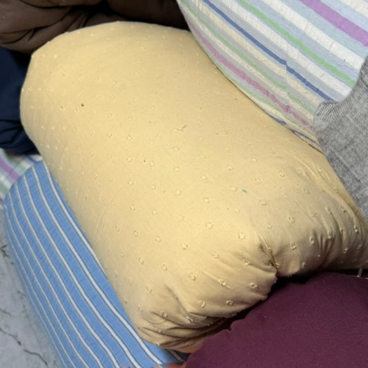 Buy Yellow Cambric Butta Fabric - MAF 