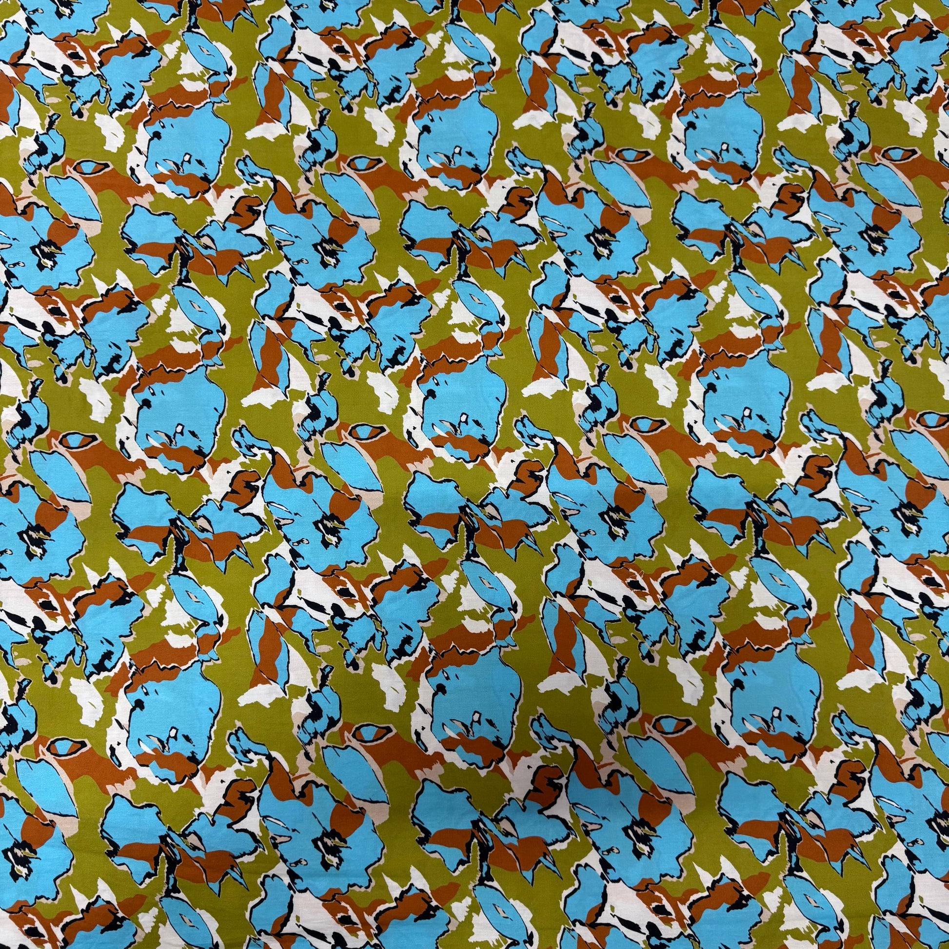 Buy Premium Collection HL Poplin Abstract Splash Printed Fabric - MAF 