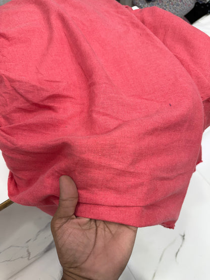 Buy Cotton Linen Solid Salamander Fabric