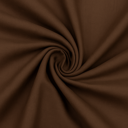 Buy 50s Poplin Bistre Brown Solid Fabric - MAF 