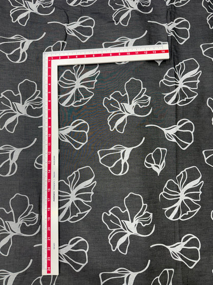 Buy Premium Cotton Denim Line Floral print
