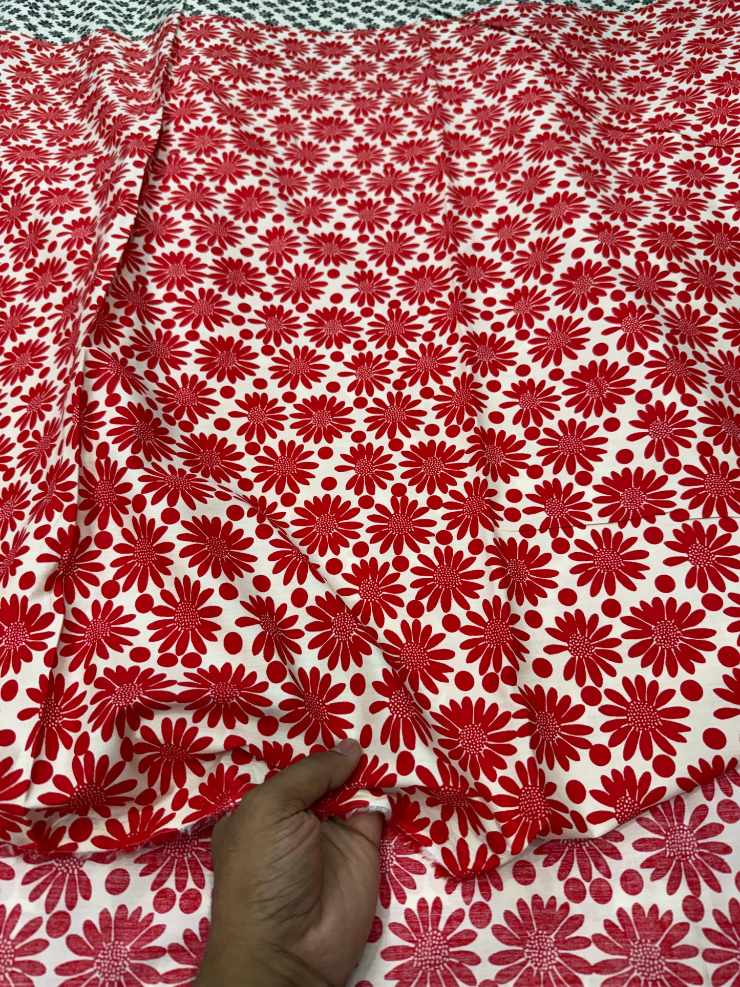 Buy Premium Cotton Poplin Double Printed Fabric