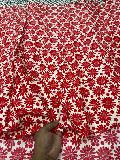 Buy Premium Cotton Poplin Double Printed Fabric