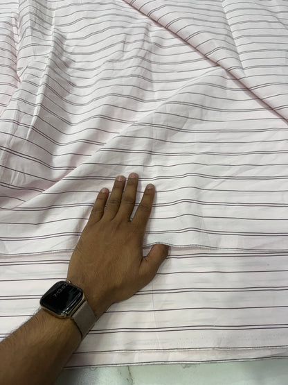Buy Premium Cotton Poplin Pinstripe print